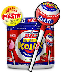 big.creatinakojakcreapure.250g BIG CREABIG FIESTA KOJAK 250 GR CEREZA